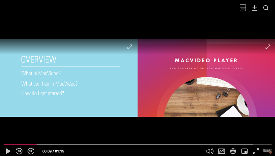 MacVideo V7 Player Side by Side View